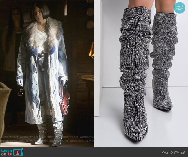 Eye Candy Glitter Slouchy Boots Shop Akira worn by Cookie Lyon (Taraji P. Henson) on Empire