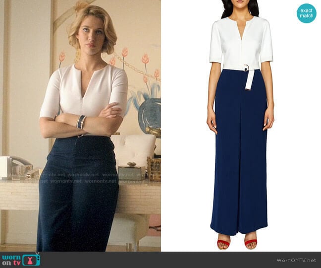 Ted Baker Aleeix Jumpsuit worn by Petra Solano (Yael Grobglas) on Jane the Virgin