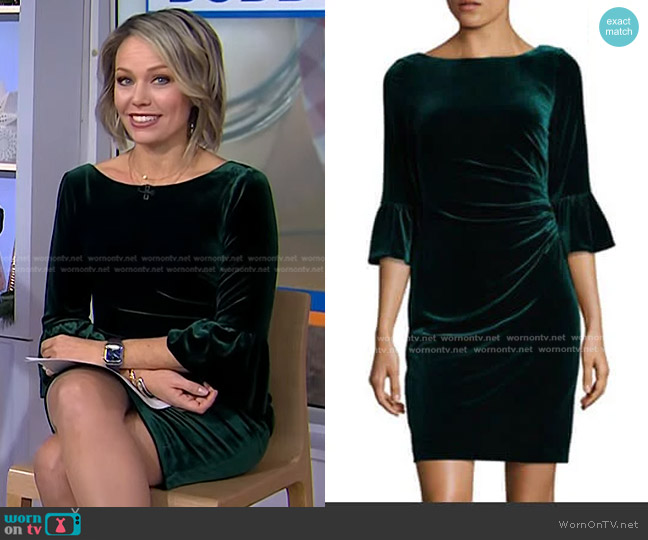 Velvet Bodycon Dress by Vince Camuto worn by Dylan Dreyer on Today