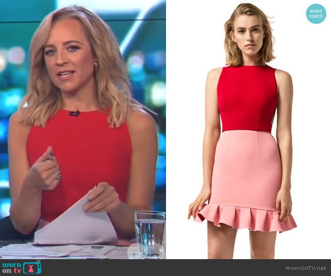 Double Crepe Tilly Dress by Yeojin Bae worn by Carrie Bickmore on The Project