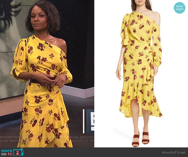 'Florence' Dress by ALC worn by Zuri Hall on E! News