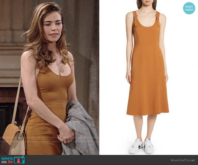 ALC Sander Dress worn by Victoria Newman (Amelia Heinle) on The Young and the Restless