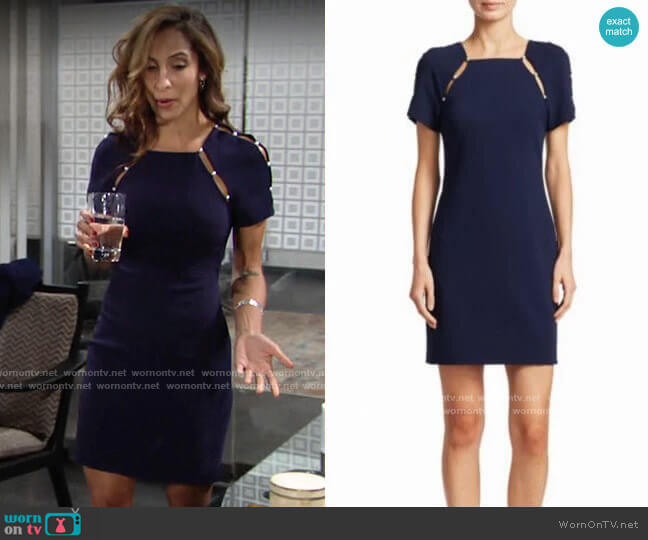 Alice + Olivia Kristiana Dress worn by Lily Winters (Christel Khalil) on The Young and the Restless