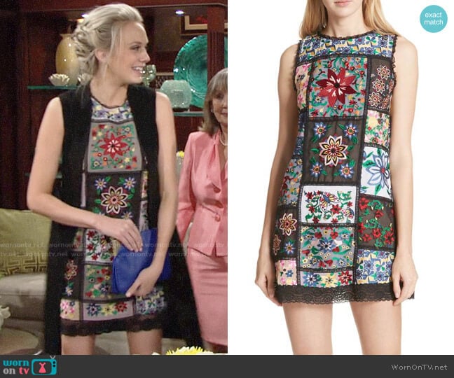 Alice + Olivia Marcelina Dress worn by Abby Newman (Melissa Ordway) on The Young and the Restless