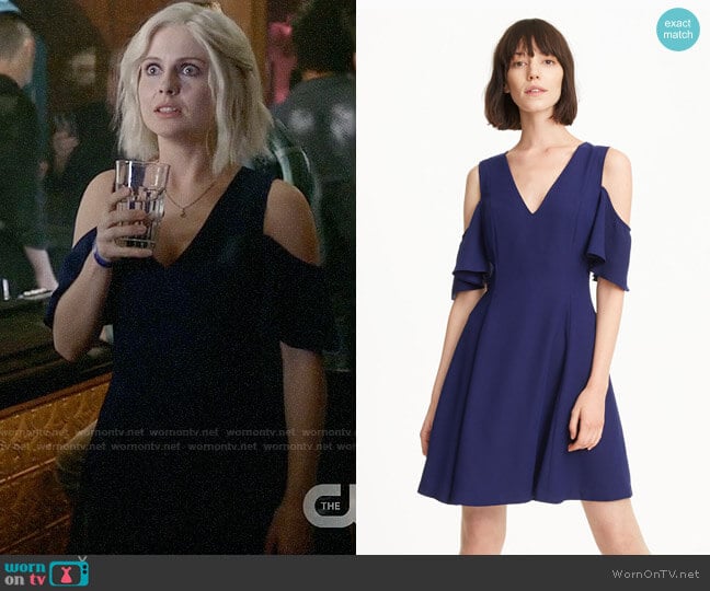 Club Monaco Pernille Cold-Shoulder Dress worn by Liv Moore (Rose McIver) on iZombie