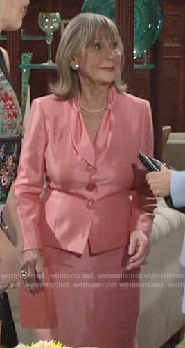 Dina Mergeron Outfits & Fashion on The Young and the Restless | Marla Adams