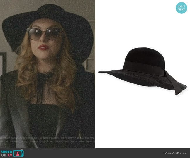Paisley Embroidered Hat by Etro worn by Fallon Carrington (Elizabeth Gillies) on Dynasty