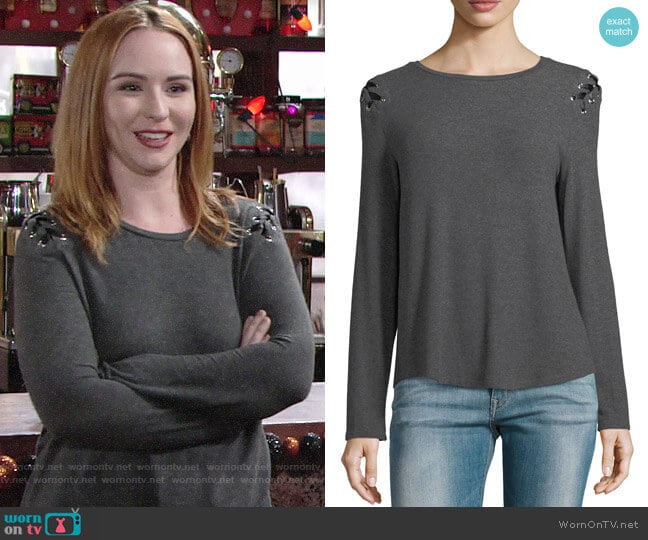 Generation Love Pauline Top worn by Mariah Copeland (Camryn Grimes) on The Young and the Restless