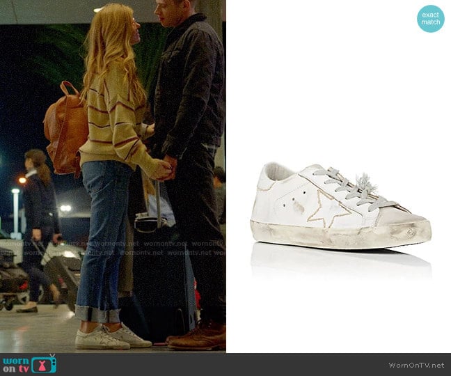 Golden Goose Superstar Sneakers worn by Abby Clark (Connie Britton) on 9-1-1