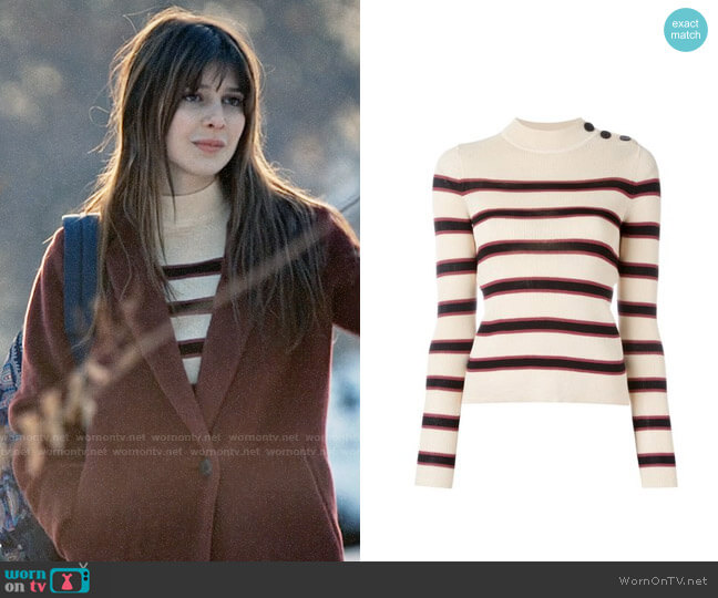 Isabel Marant Devona Sweater worn by Allison McCord (Kathrine Herzer) on Madam Secretary