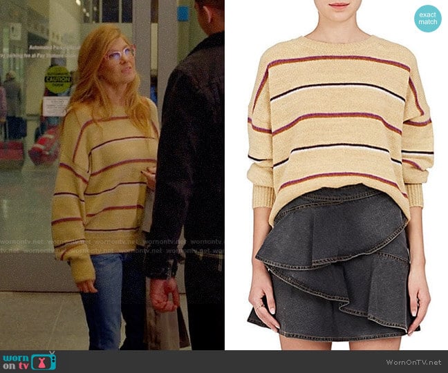 Etoile Isabel Marant Gatlin Sweater worn by Abby Clark (Connie Britton) on 9-1-1