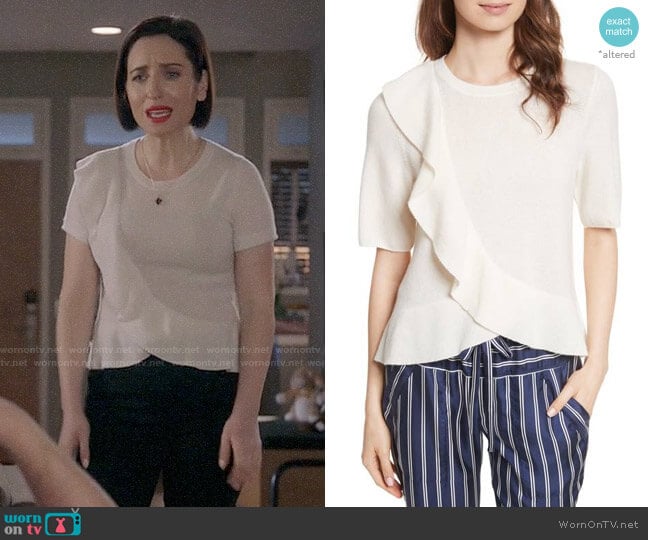 Joie Jayni Sweater worn by Jennifer Short (Zoe Lister-Jones) on Life in Pieces