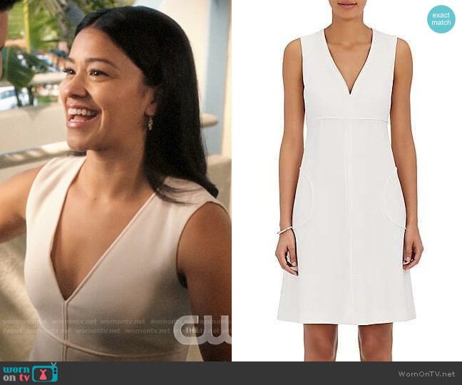 Lisa Perry Wool Shift Dress worn by Jane Villanueva (Gina Rodriguez) on Jane the Virgin