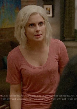 Liv's pink tee on iZombie