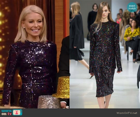 by Nina Ricci - Fall 2015 Collection worn by Kelly Ripa on Live with Kelly and Mark