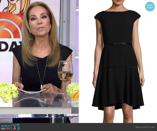 Crepe Fit-&-Flare Dress by Nue by Shani worn by Kathie Lee Gifford on Today