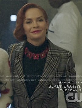 Penelope's plaid coat on Riverdale