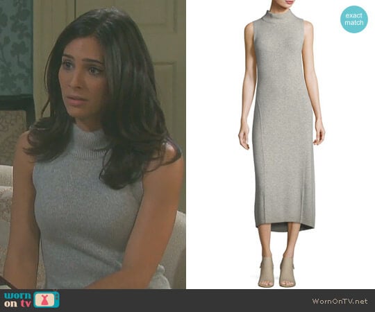 'Ace' Cashmere Dress by Rag & Bone worn by Gabi Hernandez (Camila Banus) on Days of our Lives