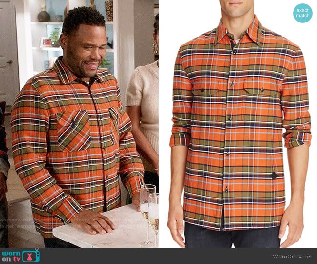 Rag & Bone Hudson Carhartt Plaid Shirt worn by Andre Johnson (Anthony Anderson) on Black-ish