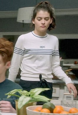 Sabrina's striped APC sweater on The Mick