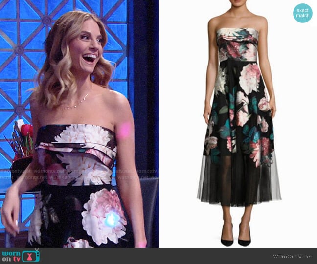 Sachin + Babi Baroda Dress worn by Kelly Kruger (Mac) on The Young and the Restless