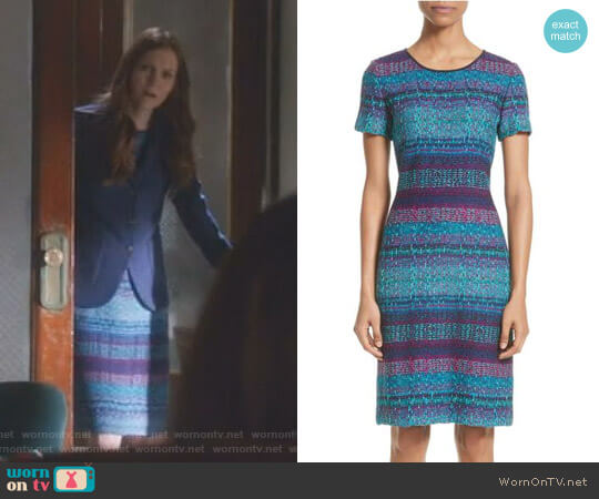 'Ellah' Dress by St John Collection worn by Abby Whelan (Darby Stanchfield) on Scandal