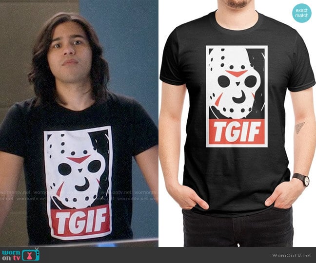 Threadless TGIF Tee worn by Cisco Ramon (Carlos Valdes) on The Flash