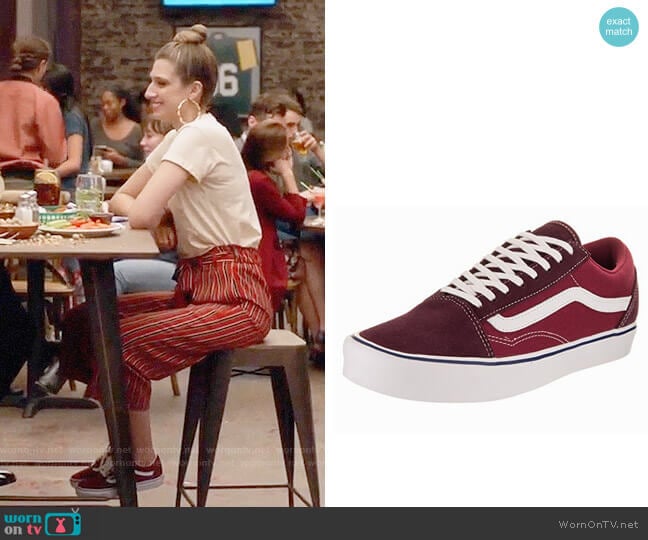 Vans Old Skool Skate Shoes worn by Nomi Segal (Emily Arlook) on Grown-ish