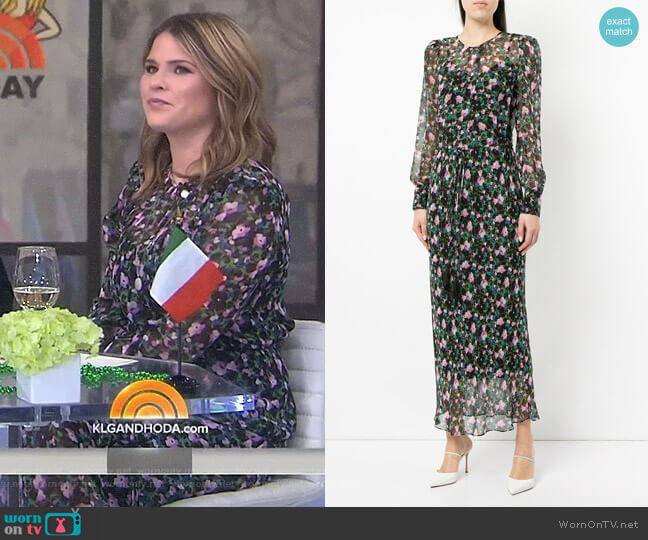 'Tatum' Dress by Veronica Beard worn by Jenna Bush Hager on Today