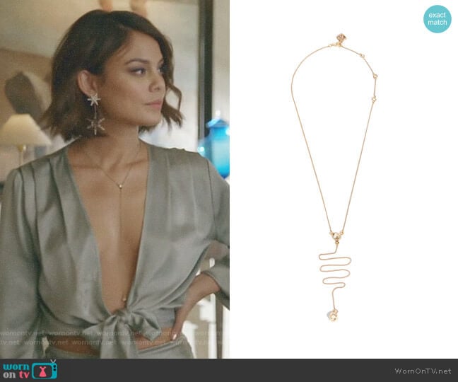 Lullaby Bikini Necklace by Virgins Saints & Angels worn by Cristal Flores (Nathalie Kelley) on Dynasty