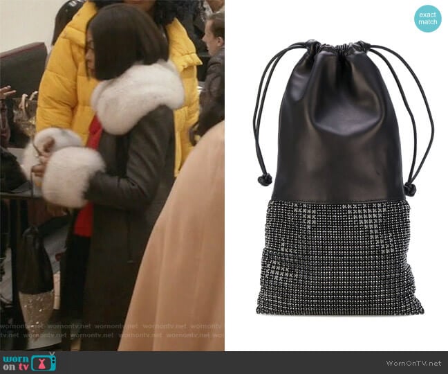 Black Leather Handbag by Alexander Wang worn by Cookie Lyon (Taraji P. Henson) on Empire