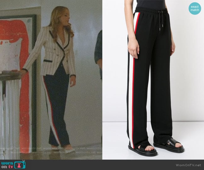 Contrast Side Panel Track Pants by Barbara Bui worn by Fallon Carrington (Elizabeth Gillies) on Dynasty