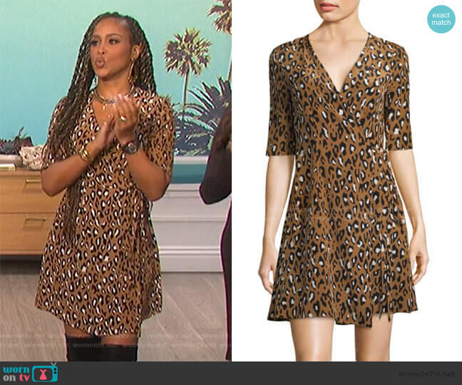 Silk Savilla Dress by Diane von Furstenberg worn by Eve on The Talk