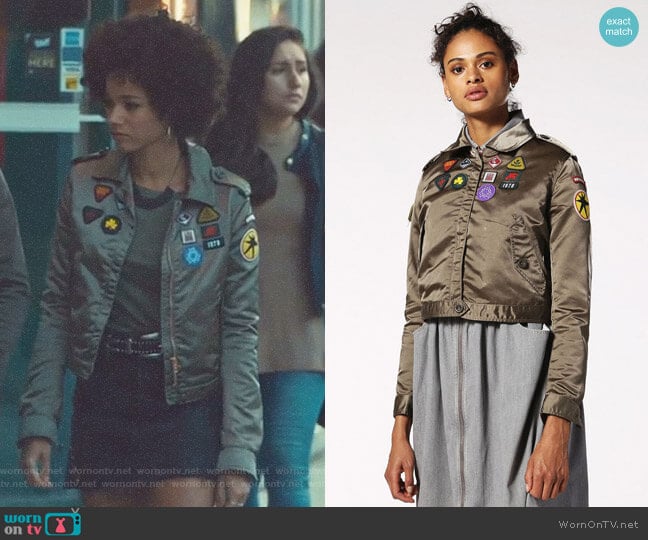 G-Seto Jacket by Diesel  worn by Maia Roberts (Alisha Wainwright ) on Shadowhunters