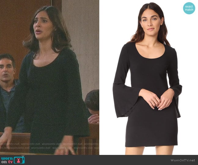 'Philippa' Bell Sleeve Dress by Elizabeth and James worn by Gabi Hernandez (Camila Banus) on Days of our Lives