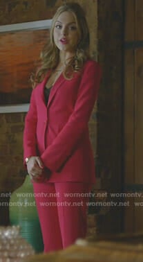 Fallon's pink suit on Dynasty