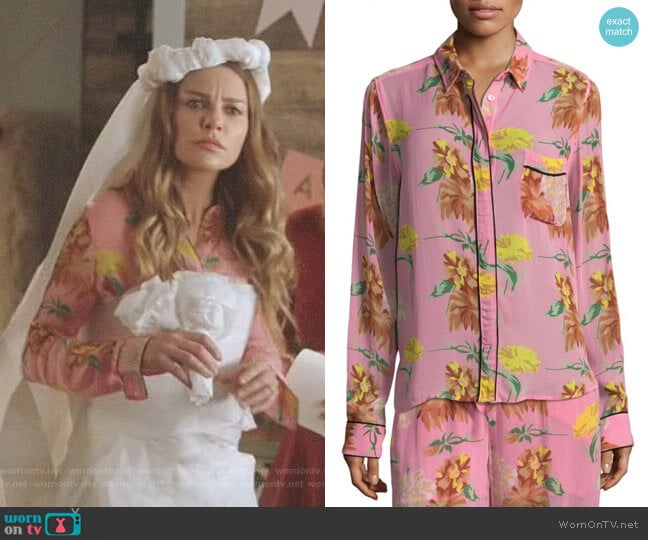 'Marceau' Shirt by Ganni worn by Chloe Decker (Lauren German) on Lucifer