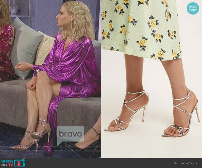 'Kim' Sandals by Gianvito Rossi worn by Dorit Kemsley on The Real Housewives of Beverly Hills