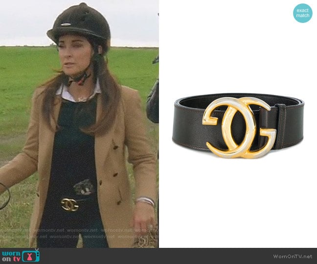 Interlocking GG Belt by Gucci worn by Kyle Richards on The Real Housewives of Beverly Hills