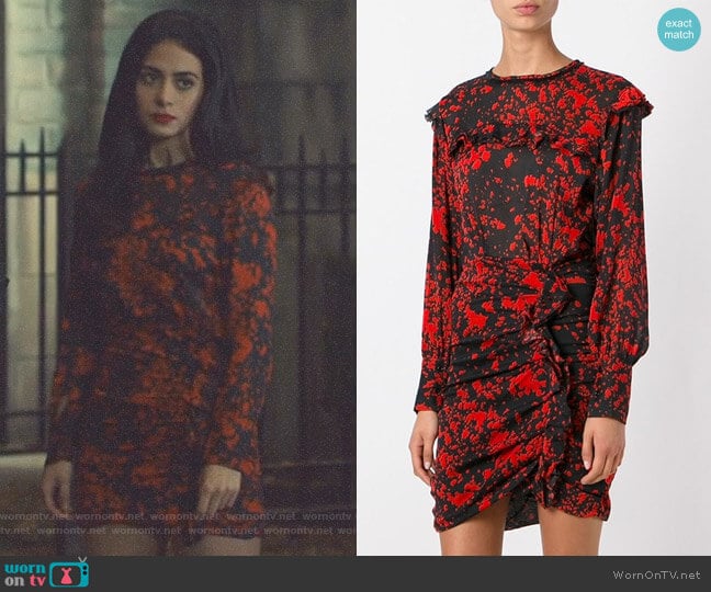 'Irvin' Dress Isabel Marant worn by Isabelle Lightwood (Emeraude Toubia ) on Shadowhunters