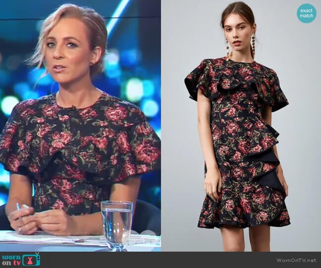 Dream Catcher Dress by Keepsake worn by Carrie Bickmore on The Project