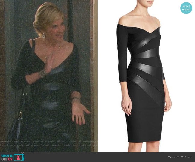 'Kaliska' Dress by Chiara Boni La Petite Robe worn by Eve Donovan (Kassie DePaiva) on Days of our Lives