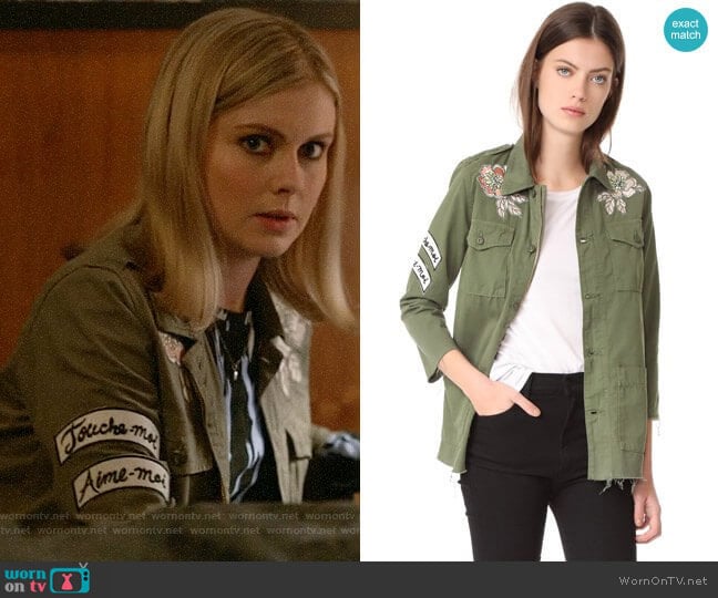 Mother Top Brass Fray Jacket  worn by Liv Moore (Rose McIver) on iZombie