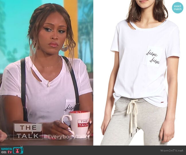 Hadlow Pocket Tee by n:Philanthropy worn by Eve on The Talk