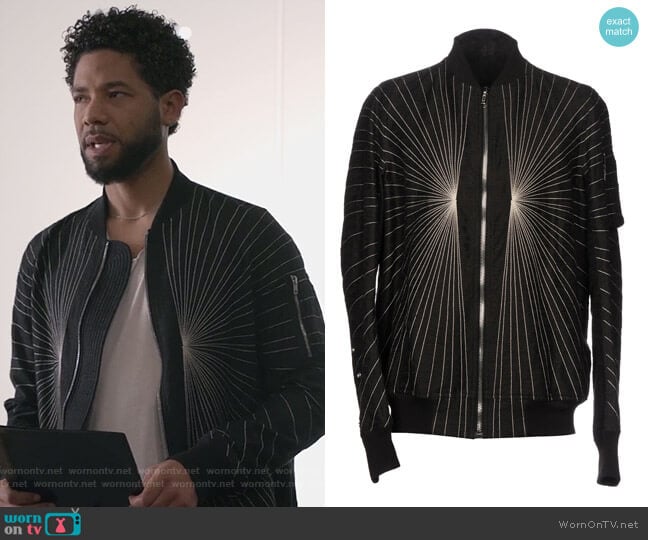 Bomber by Rick Owens worn by Jamal Lyon (Jussie Smollett) on Empire