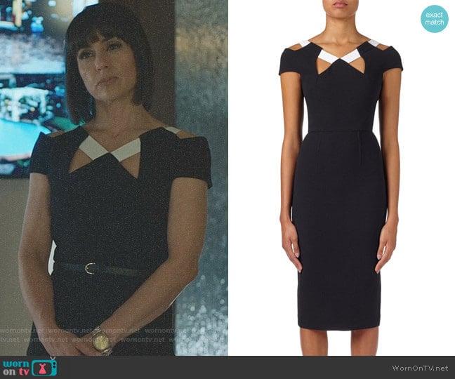 'Atkinson' Dress by Roland Mouret worn by Quinn King (Constance Zimmer) on UnReal