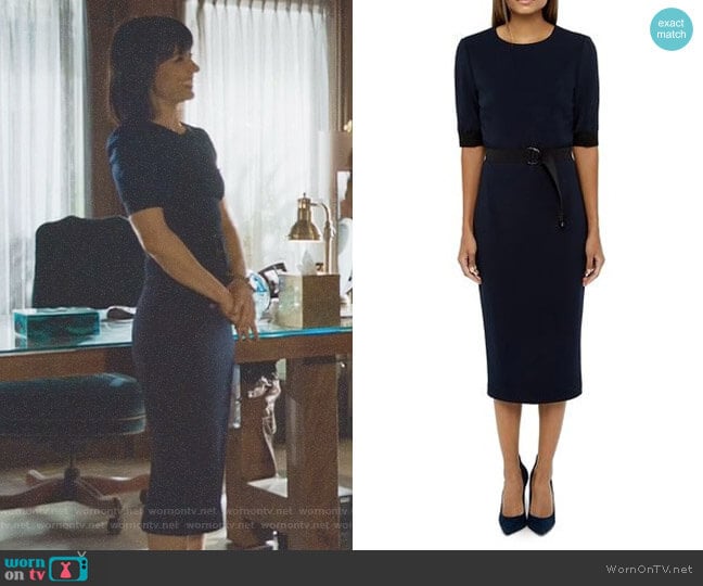 'Wandee' Color Block Dress by Ted Baker worn by Quinn King (Constance Zimmer) on UnReal