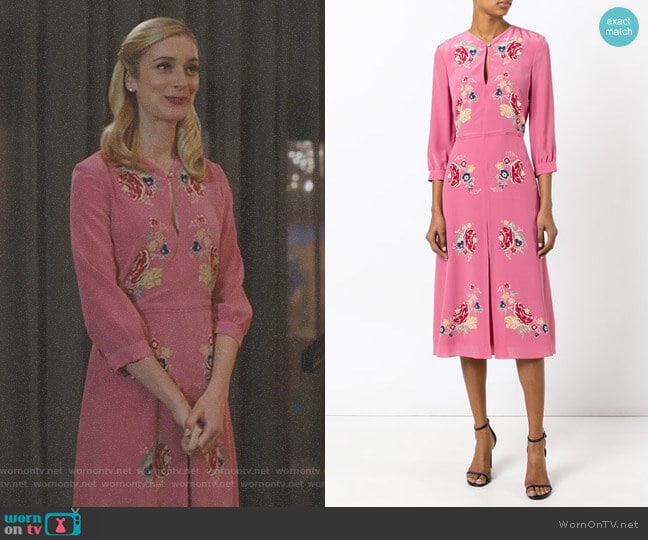 Holly Rose Dress by Vilshenko worn by Serena (Caitlin FitzGerald) on UnReal