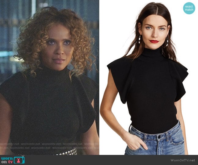 'Jae; Knit Top by ALC worn by Mazikeen (Lesley-Ann Brandt) on Lucifer