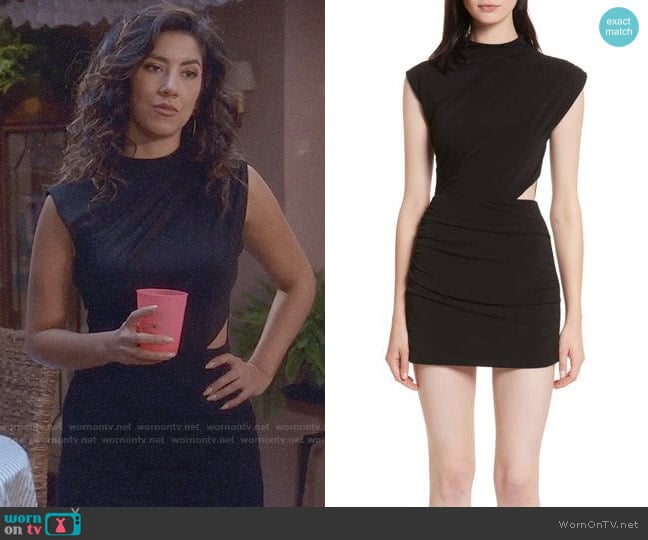 Alice + Olivia Suellen Romper worn by Rosa Diaz (Stephanie Beatriz) on Brooklyn Nine-Nine